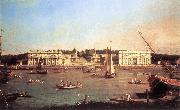 Canaletto London: Greenwich Hospital from the North Bank of the Thames d China oil painting reproduction