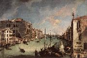 Canaletto Grand Canal, Looking East from the Campo San Vio China oil painting reproduction