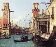 Canaletto View of the Entrance to the Arsenal (detail) s China oil painting reproduction