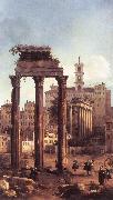 Canaletto Rome: Ruins of the Forum, Looking towards the Capitol d China oil painting reproduction