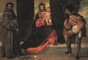 Giorgione The Virgin and Child with St.Anthony of Padua and Saint Roch China oil painting reproduction