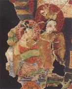 Bihzad Fragment of a Manichaean manuscript,with the Hindu gods Ganesh,Vishnu China oil painting reproduction
