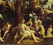 Correggio Leda mit dem Schwan oil painting on canvas