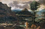 Domenichino Erminia among the Shepherds oil painting on canvas