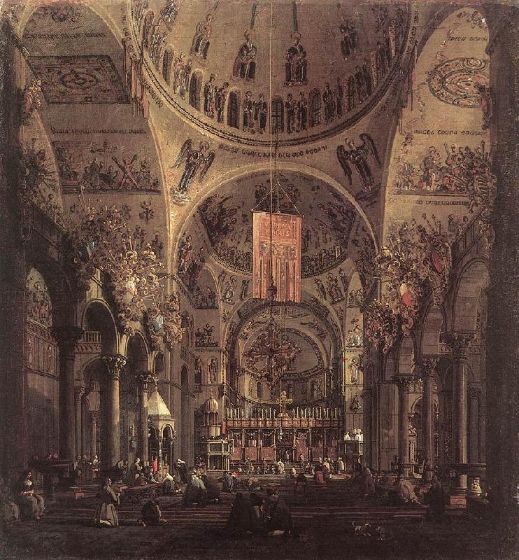 Canaletto San Marco: the Interior f China oil painting art