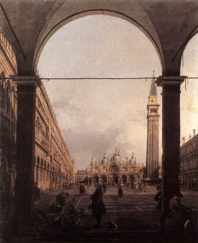 Canaletto Piazza San Marco: Looking East from the North-West Corner f China oil painting art