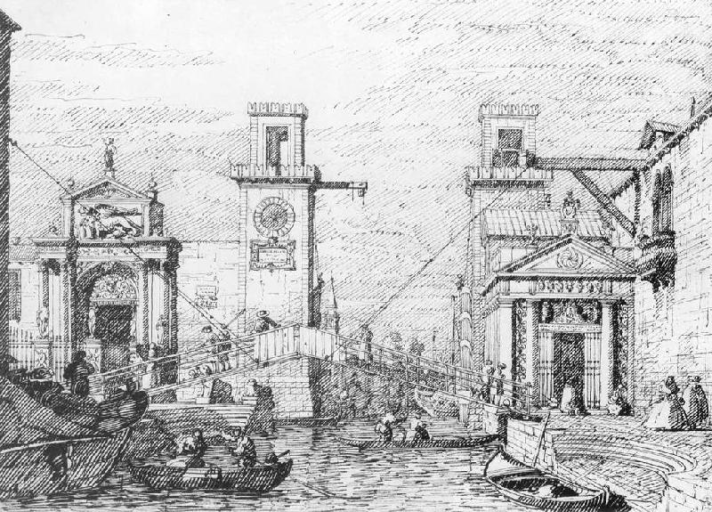 Canaletto The Arsenal: the Water Entrance g China oil painting art