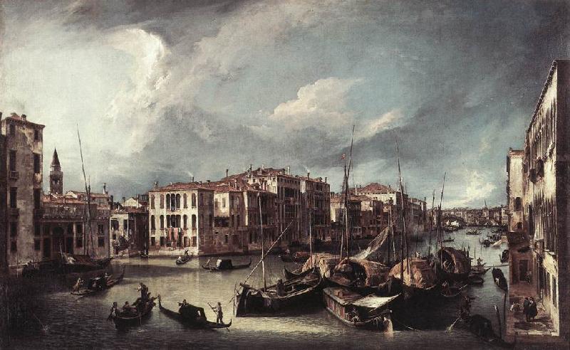 Canaletto The Grand Canal with the Rialto Bridge in the Background fd China oil painting art