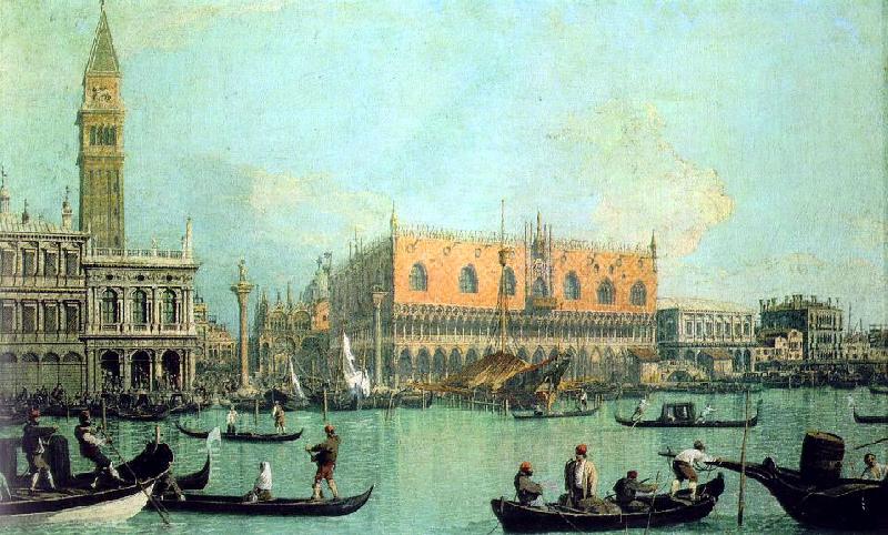 Canaletto Veduta del Palazzo Ducale China oil painting art