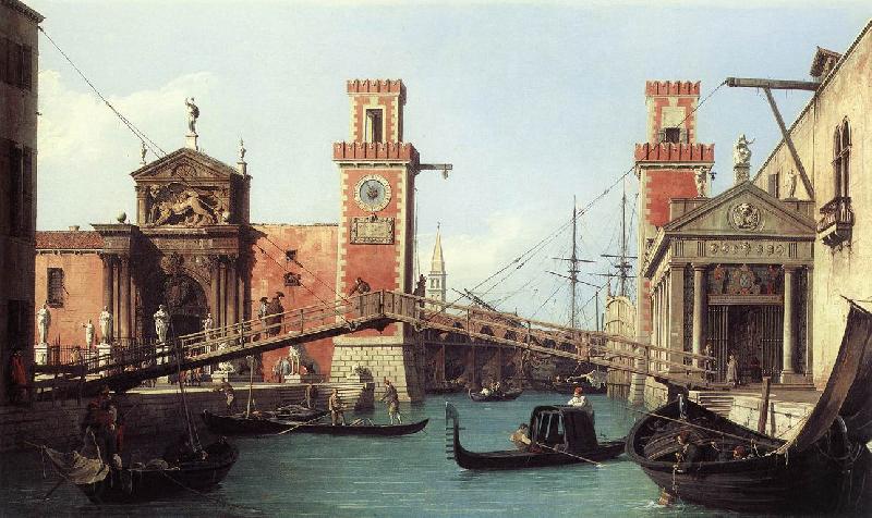 Canaletto View of the Entrance to the Arsenal df China oil painting art