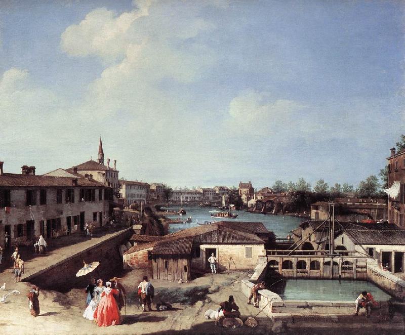Canaletto Dolo on the Brenta df China oil painting art
