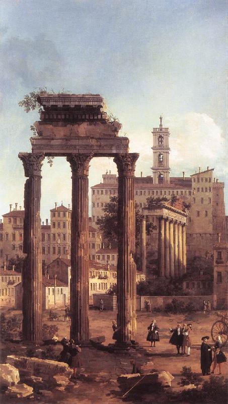 Canaletto Rome: Ruins of the Forum, Looking towards the Capitol d China oil painting art