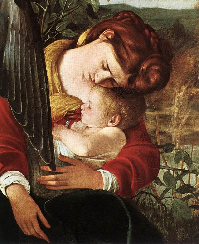 Caravaggio Rest on Flight to Egypt (detail) fg China oil painting art