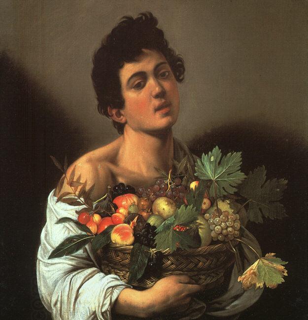 Caravaggio Youth with a Flower Basket China oil painting art
