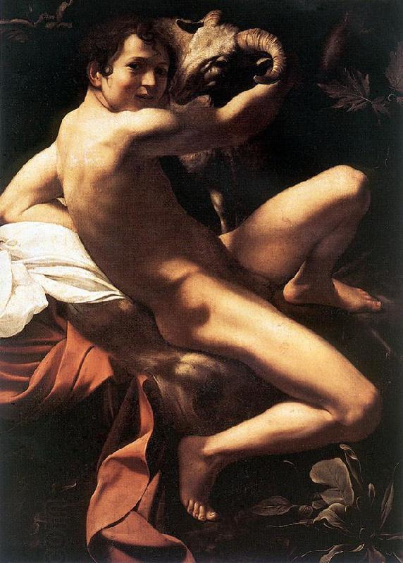 Caravaggio St. John the Baptist (Youth with Ram)  fdy China oil painting art