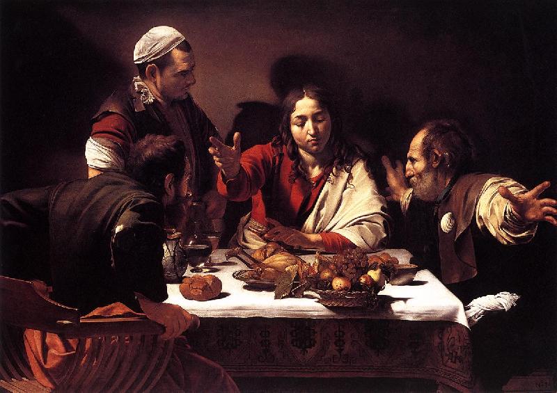 Caravaggio Supper at Emmaus gg China oil painting art