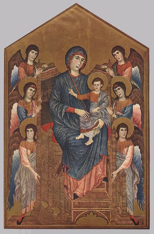 Cimabue Virgin Enthroned with Angels dfg China oil painting art