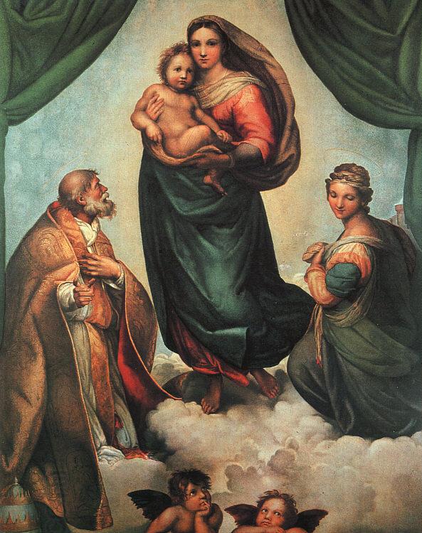 Raphael The Sistine Madonna oil painting picture