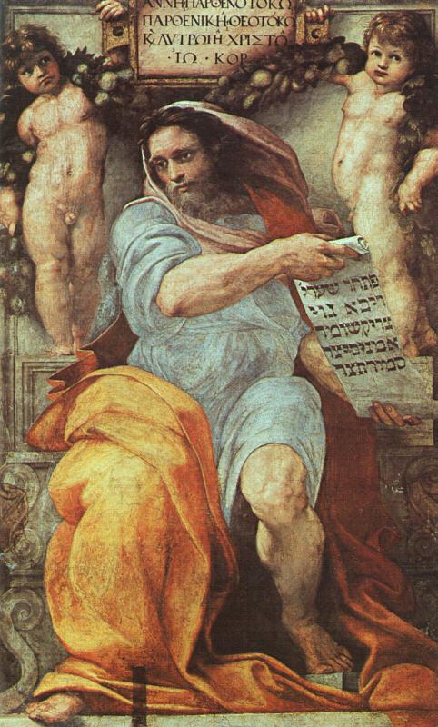 Raphael The Prophet Isaiah China oil painting art