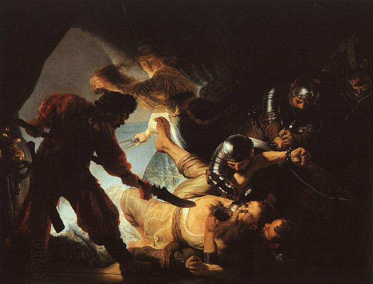 Rembrandt The Blinding of Samson China oil painting art