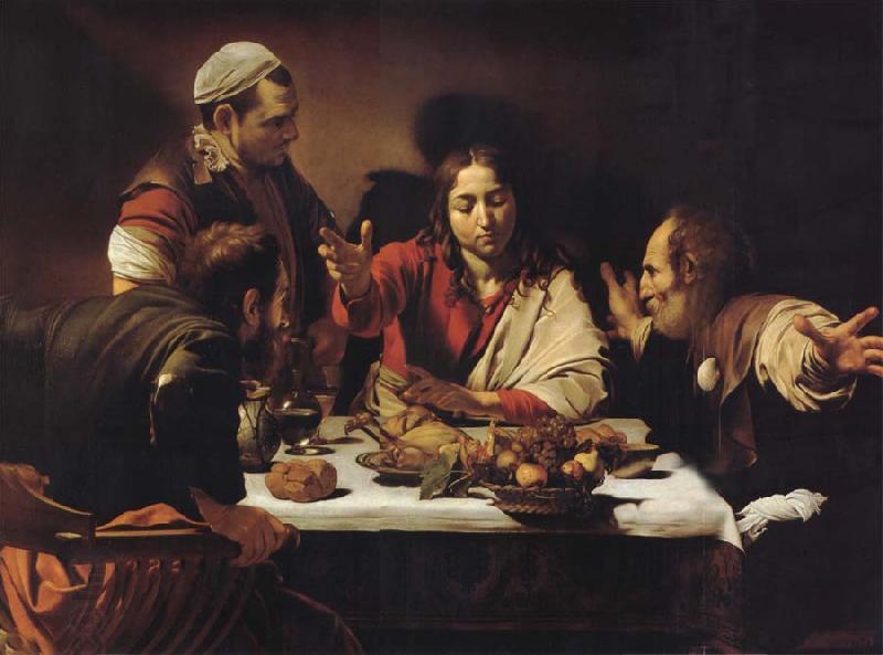 Caravaggio The Supper at Emmaus