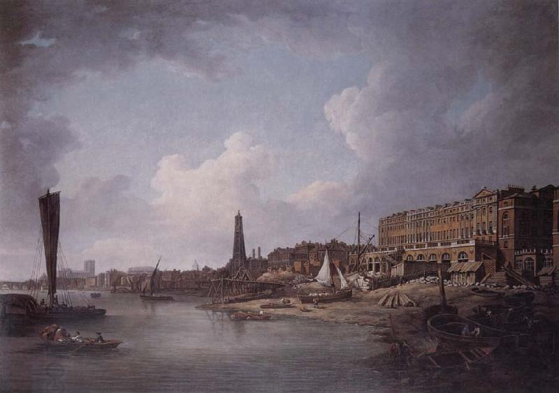 Canaletto The Adelphi,London,under construcion,with York Water Tower and the River Thames towards Westminster China oil painting art