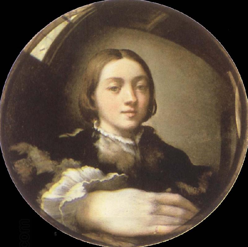 PARMIGIANINO Self-Portrait in a Convex Mirror China oil painting art