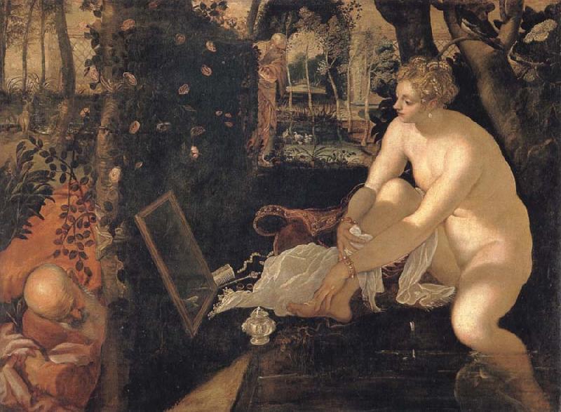 Tintoretto Susanna and the elders oil painting picture