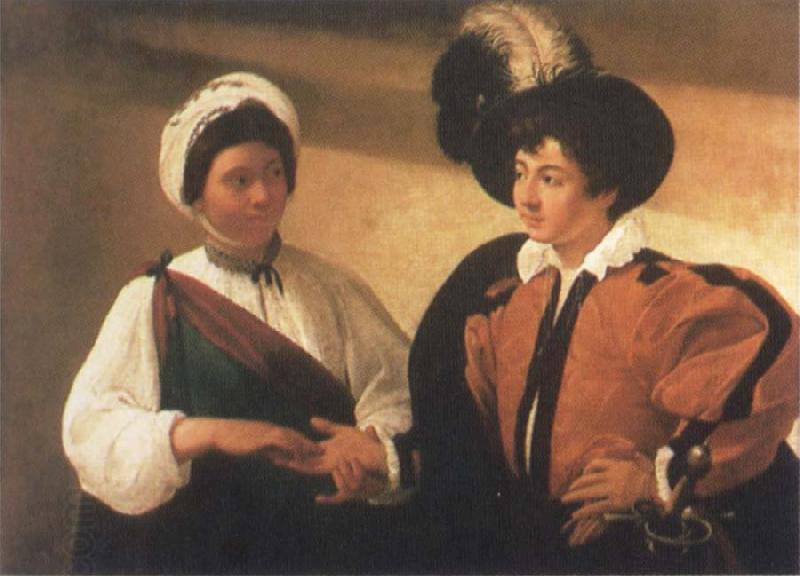 Caravaggio The Fortune-Teller oil painting picture