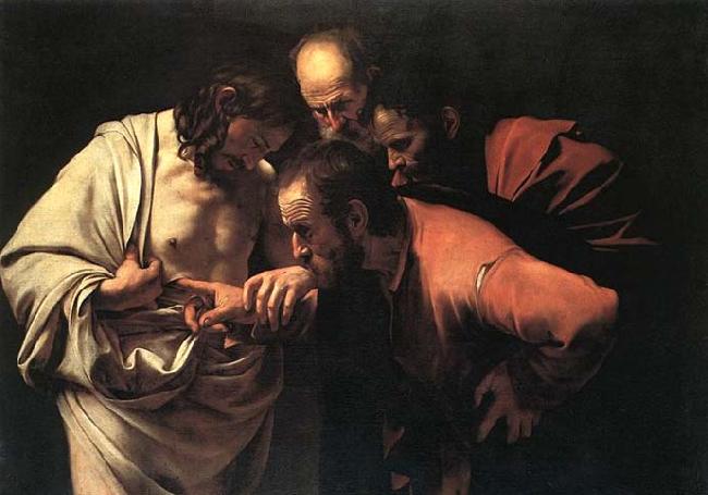 Caravaggio The Incredulity of Saint Thomas oil painting picture