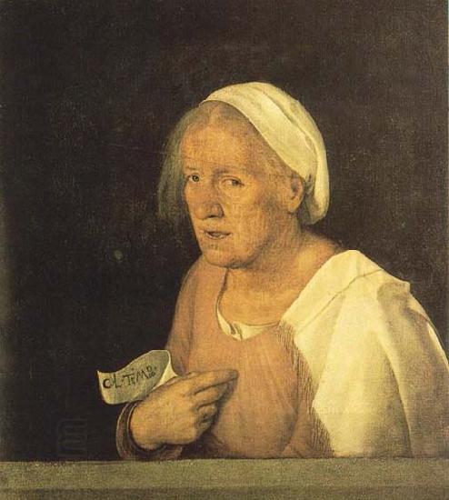 Giorgione Old Woman oil painting picture