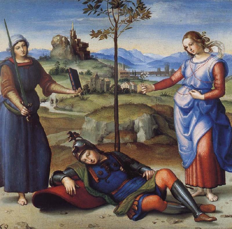 Raphael The Vision of a Knight