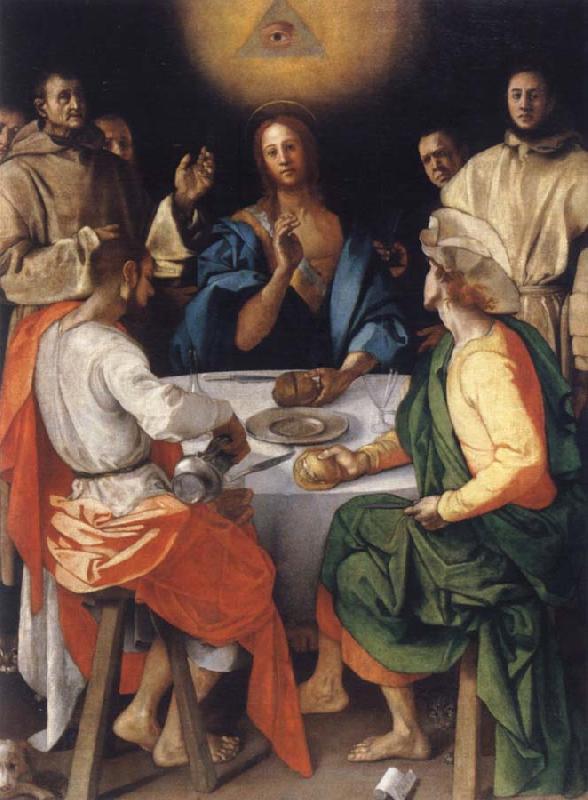 Pontormo The Mabl in Emmaus China oil painting art