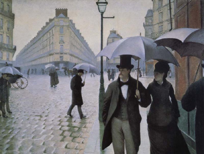 Caillebotte Rainy Day