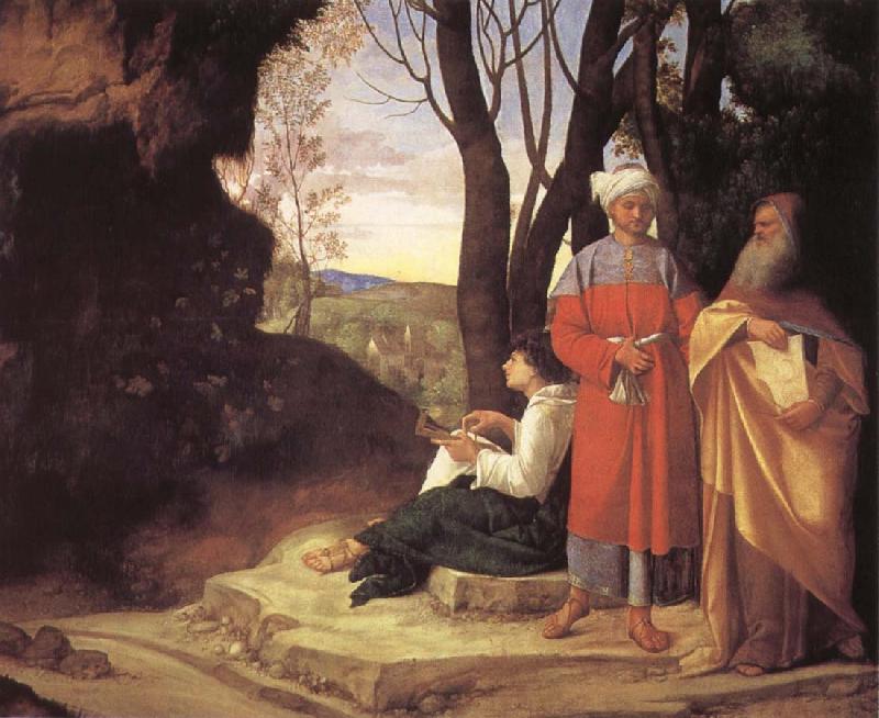 Giorgione The three philosophers