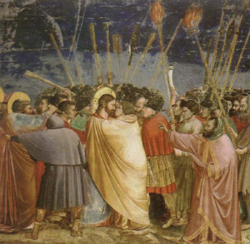 Giotto The Betrayal of Christ oil painting picture