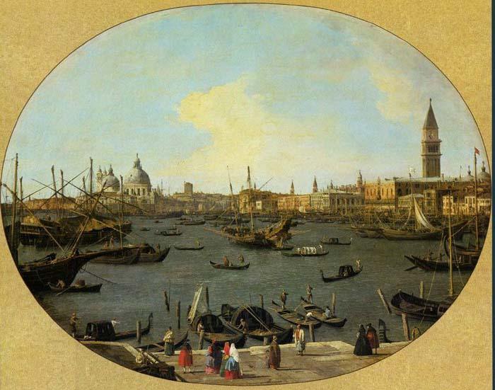 Canaletto Venice Viewed from the San Giorgio Maggiore - Oil on canvas