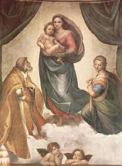 Raphael Sistine Madonna China oil painting art