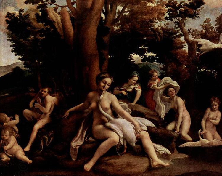 Correggio Leda mit dem Schwan China oil painting art