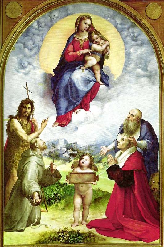 Raphael the madonna di foligno