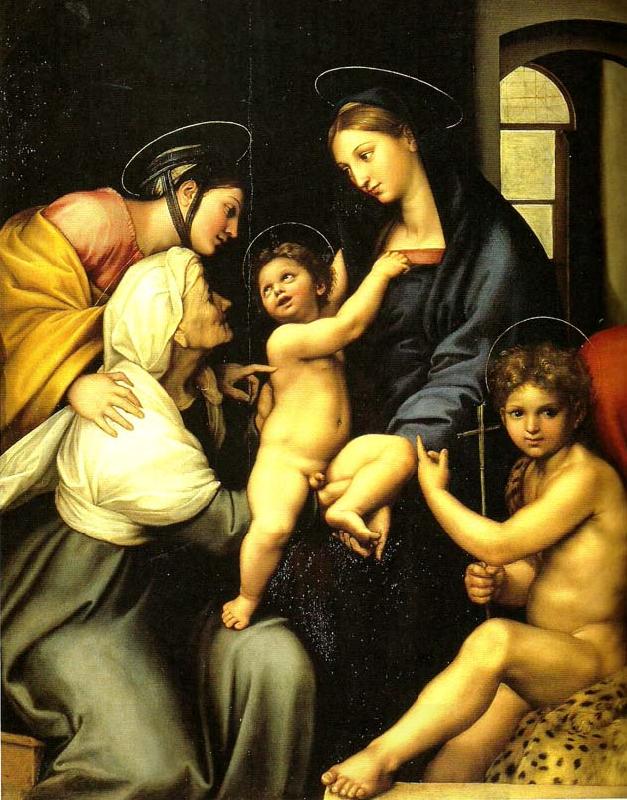 Raphael the madonna dell' impannata China oil painting art