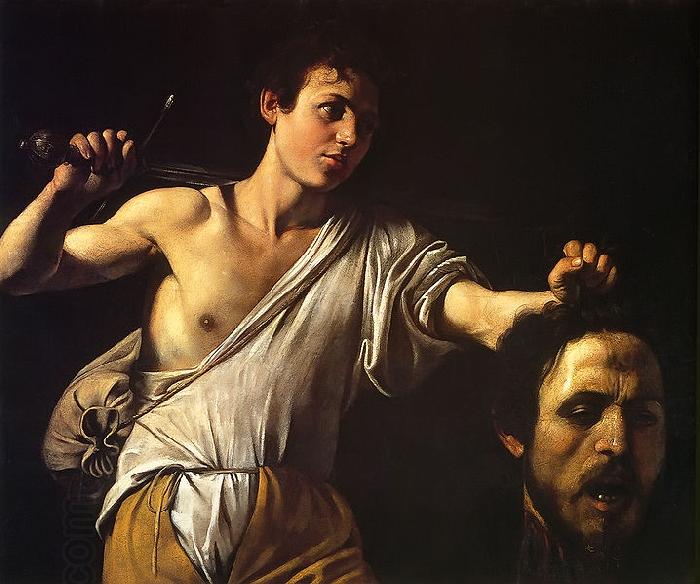 Caravaggio David mit dem Haupt des Goliath China oil painting art