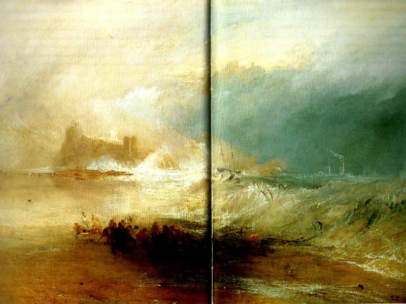 J.M.W.Turner wreckerscoast of northumberland China oil painting art