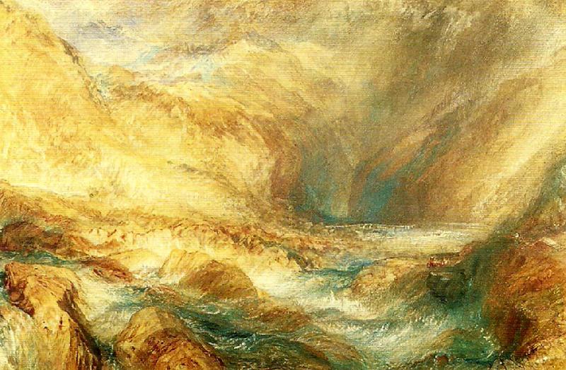 J.M.W.Turner the pass of st gotthard