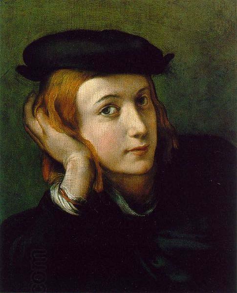 Correggio Portrait of a Young Man, oil painting picture