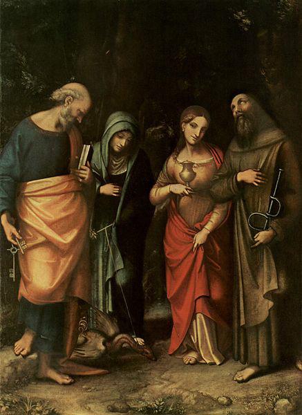 Correggio Vier Heilige China oil painting art