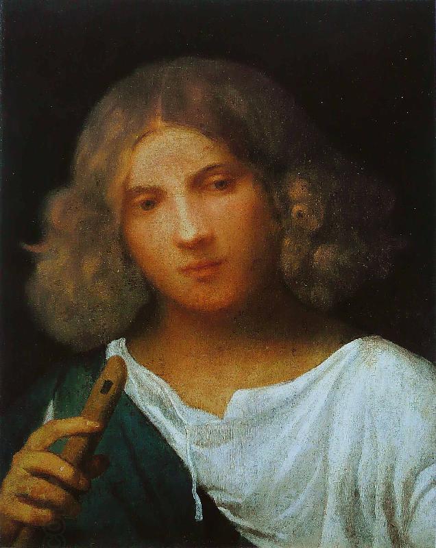 Giorgione Shepherd with a Flute oil painting picture