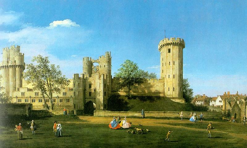 Canaletto Warwick Castle- The East Front China oil painting art