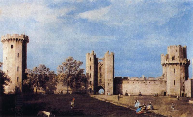 Canaletto The Courtyard of the Castle of Warwick China oil painting art