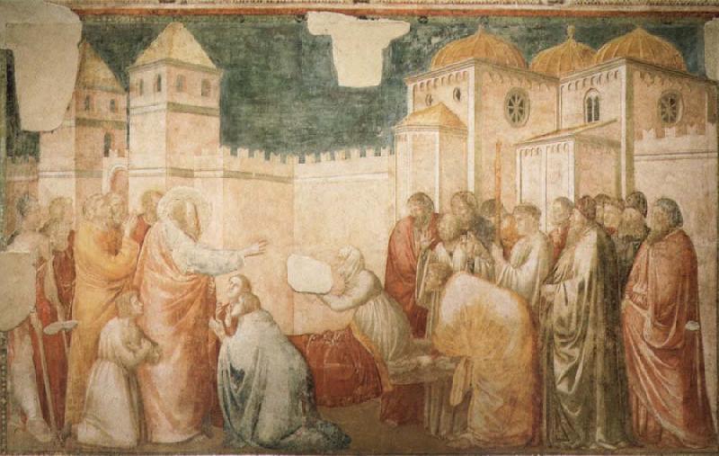 Giotto The Raising of Drusiana,Cappella Peruzzi China oil painting art